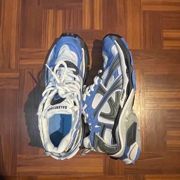 Balenciaga Runner Sneaker ‘Worn- Out - Blue Grey' - Picture 1 of 10